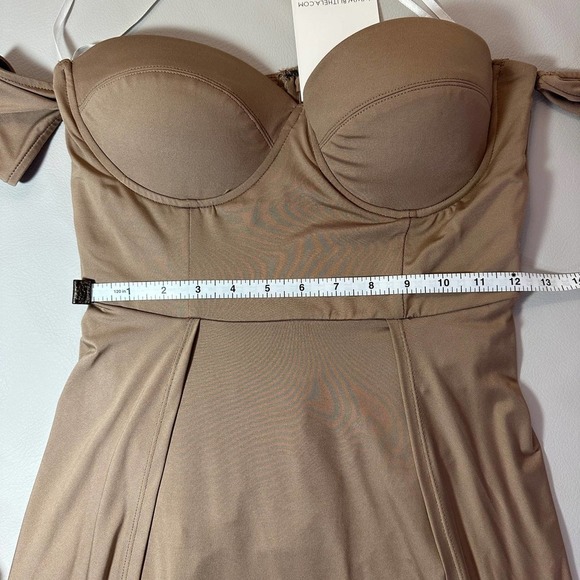 Blithe | Tan Bodycon Bodysuit Dress, Size M - Picture 4 of 5